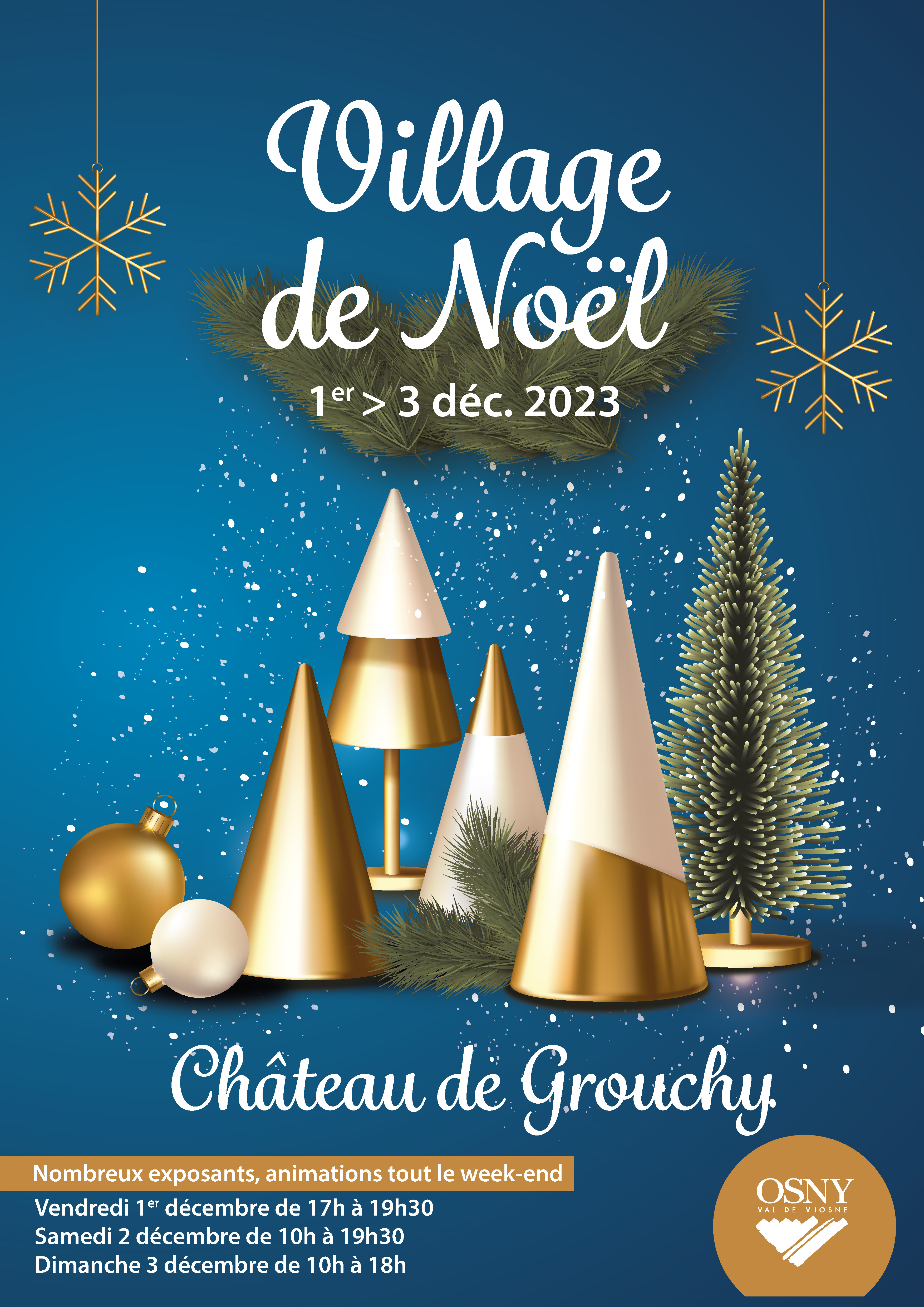 Programme du village de Noël 2023