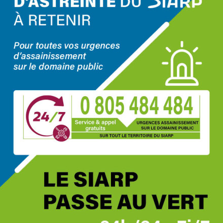 Astreinte SIARP numéro vert