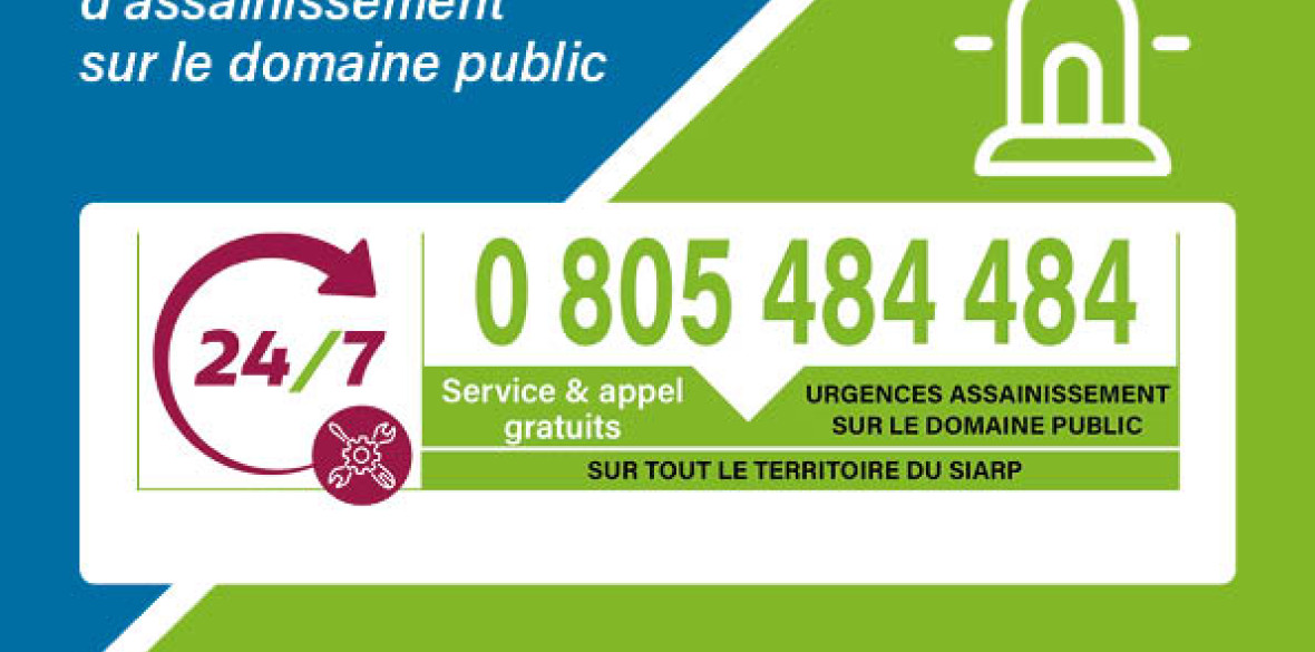 Astreinte SIARP numéro vert