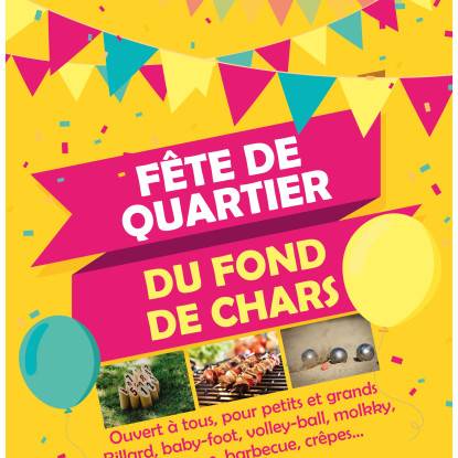 fête du quartier du Fond de Chars