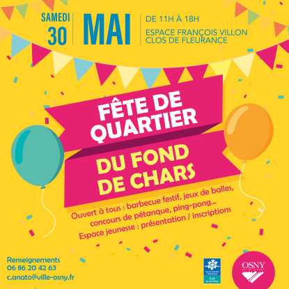 Fête de quartier du Fond de Chars