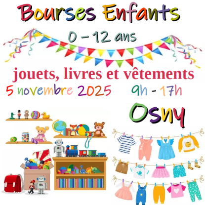 Bourse vêtements jouets novembre 2025
