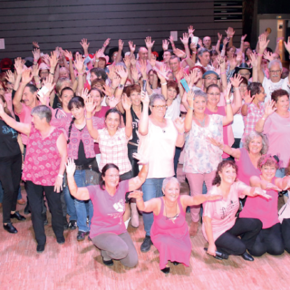 Bal country octobre rose