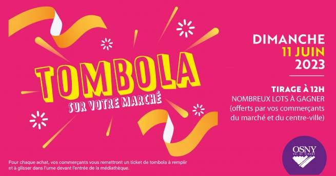 Tombola sur le marché