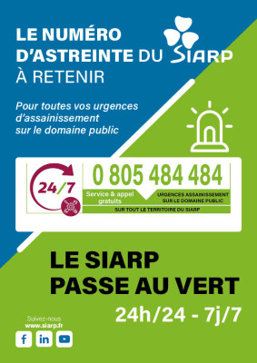 Astreinte SIARP numéro vert