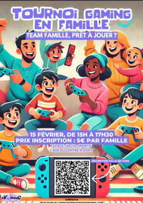 Tournoi gaming en famille