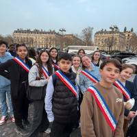 Visite CMJ au Sénat et ravivage de la flamme du soldat inconnu 3 mars 2026