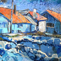 Les cabanes bleues, Olga Rocher