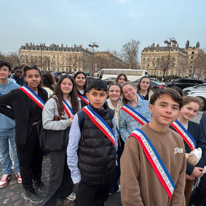 Visite CMJ au Sénat et ravivage de la flamme du soldat inconnu 3 mars 2026