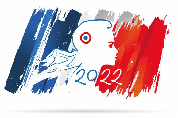 Drapeau français - Marianne - 2022