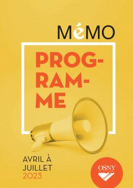 Programme de la MéMO avril-juillet 2023