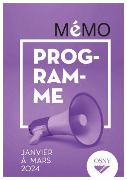Programme de la MéMO janvier-mars 2024