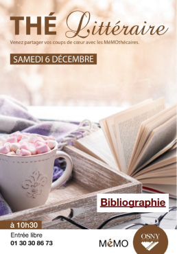 Thé littéraire 6 décembre 2025