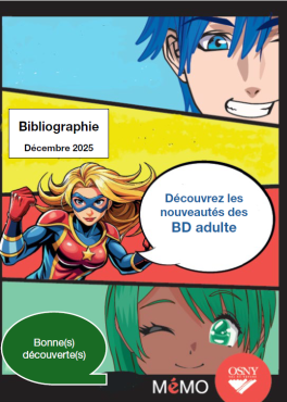 Nouveautés BD adultes décembre 2025