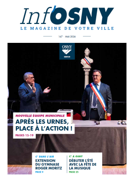 Inf'Osny n°167 - Mai 2026