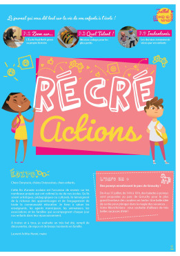 Couverture_Récré'Action n°22 - juillet 2026